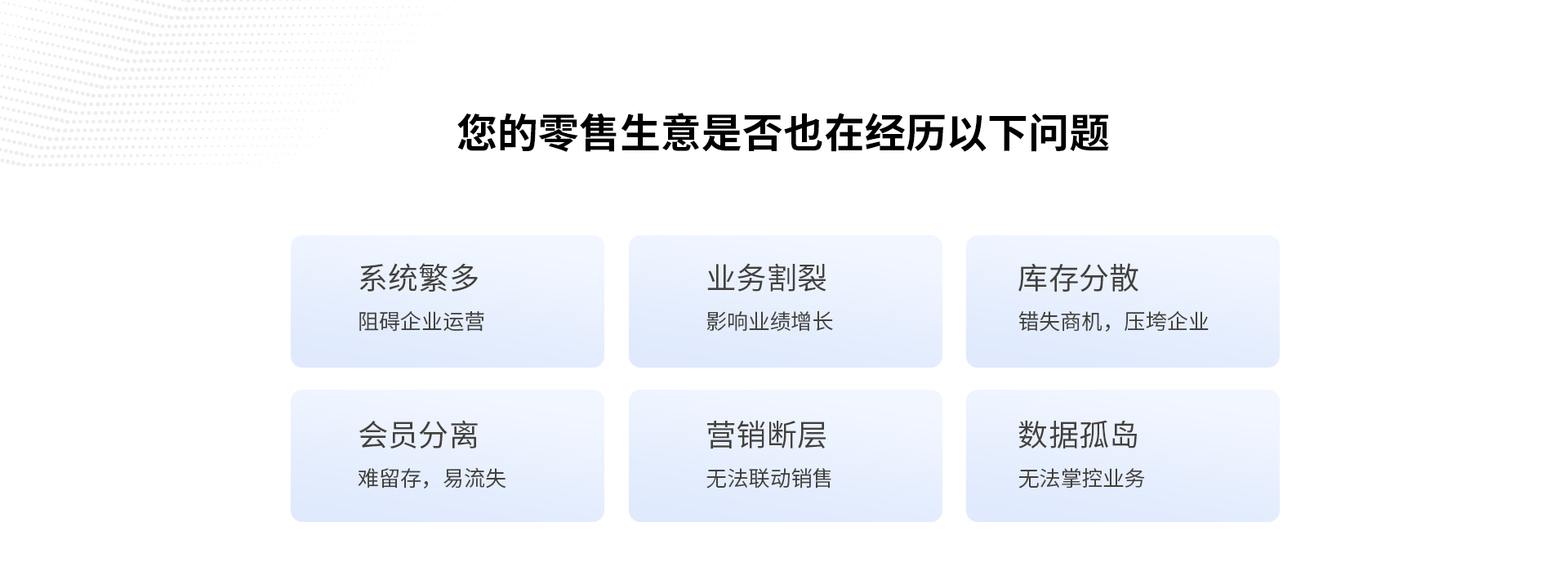 一套系统，一盘货
