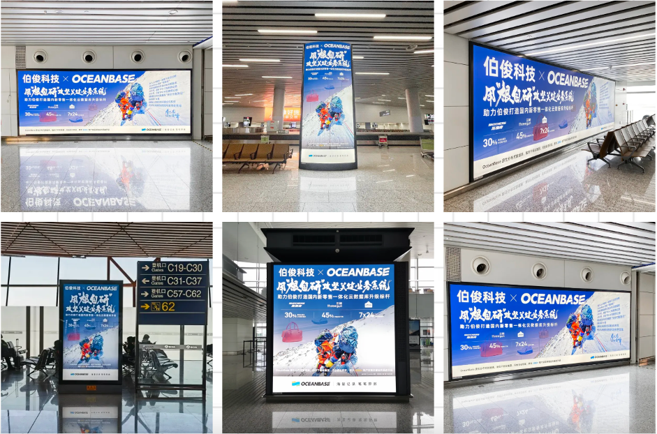 w66集团结合OceanBase霸屏全国主流机场告白，开放品牌魅力！